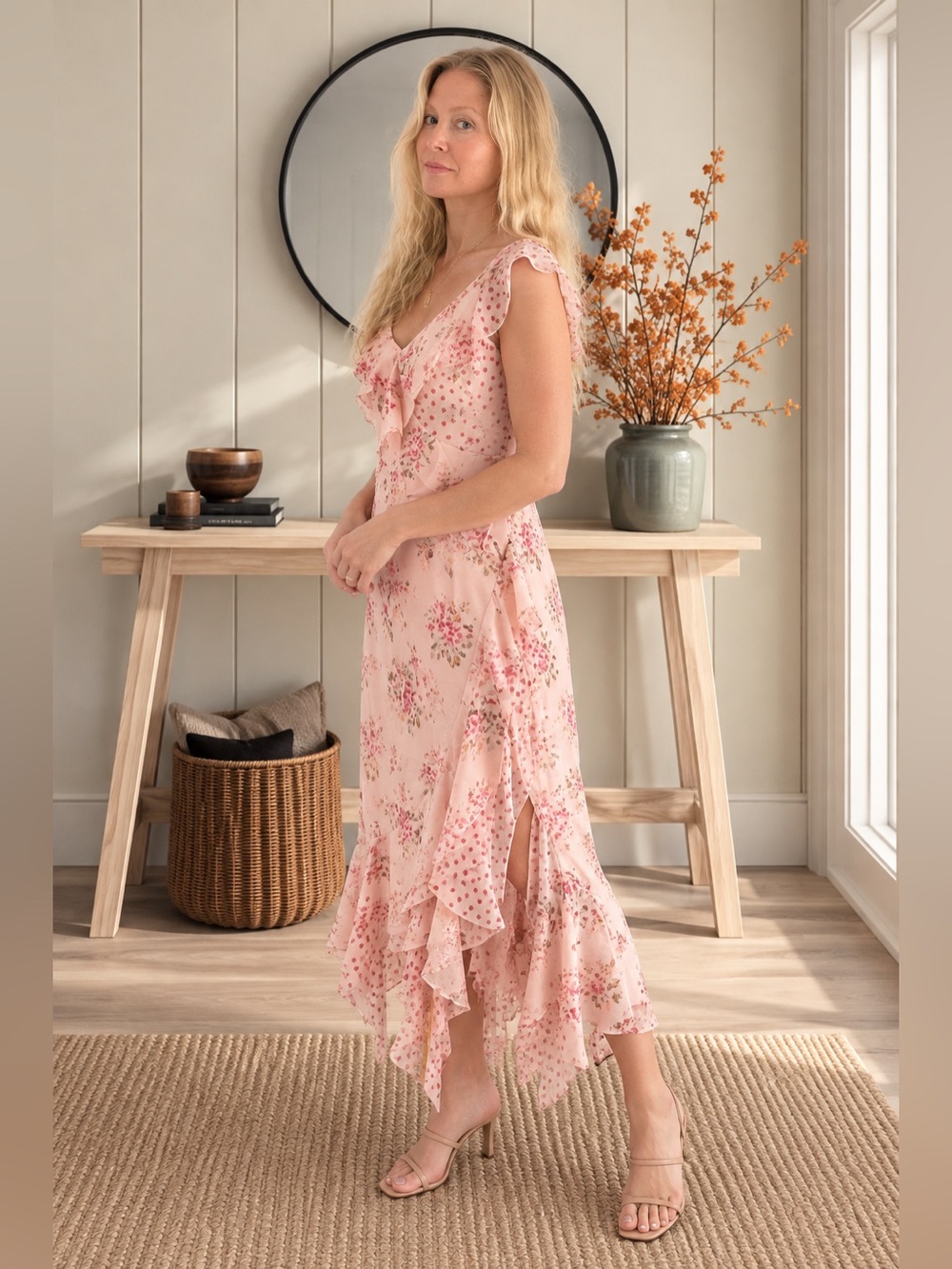 1990s Y2K Romantic Dress